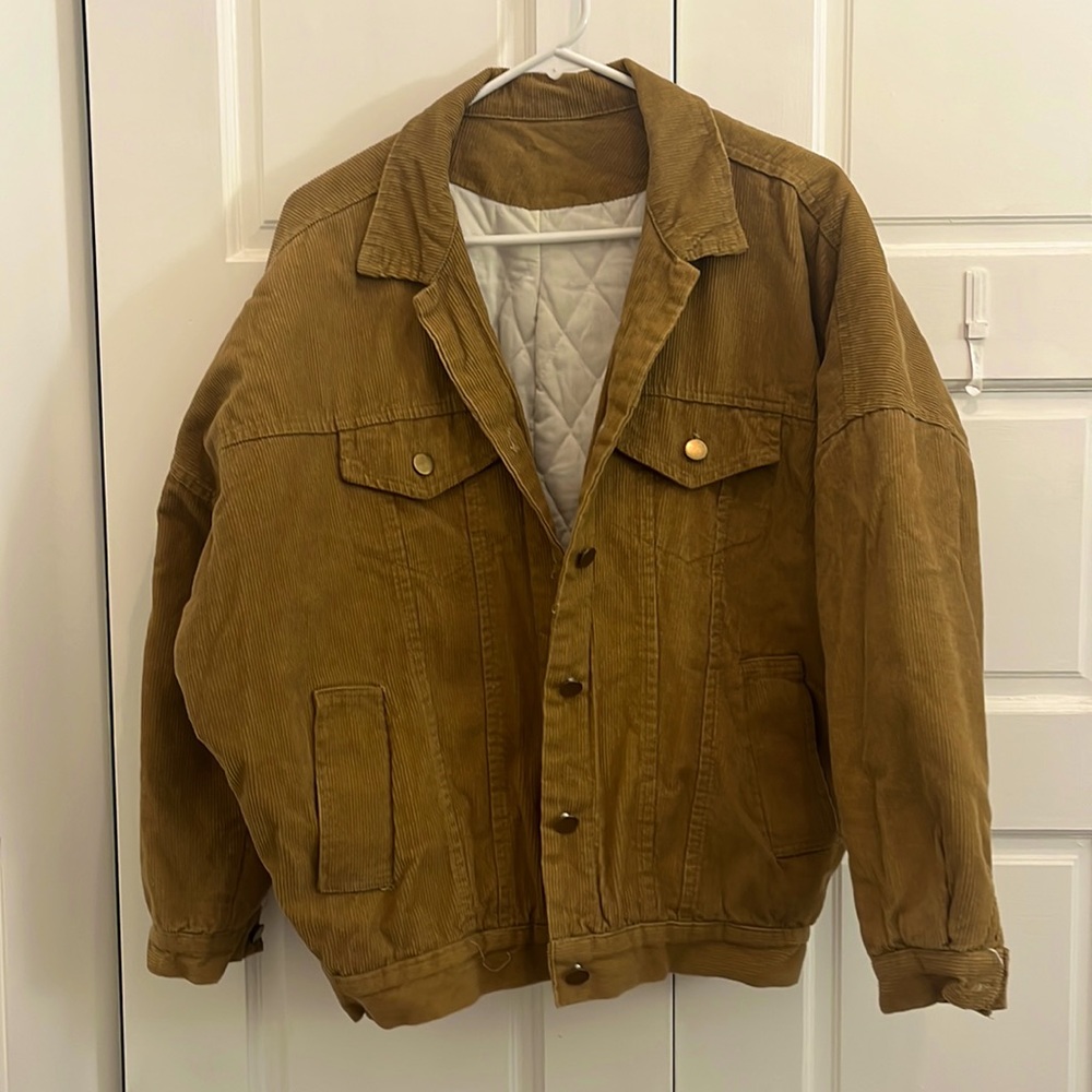 Cute oversize corduroy jacket